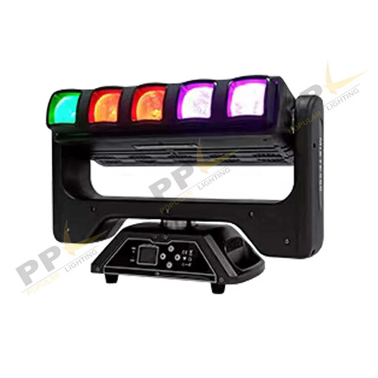New styles 5X60W LED full color infinite dual color blade focusing Shake head matrix lamp matrix light