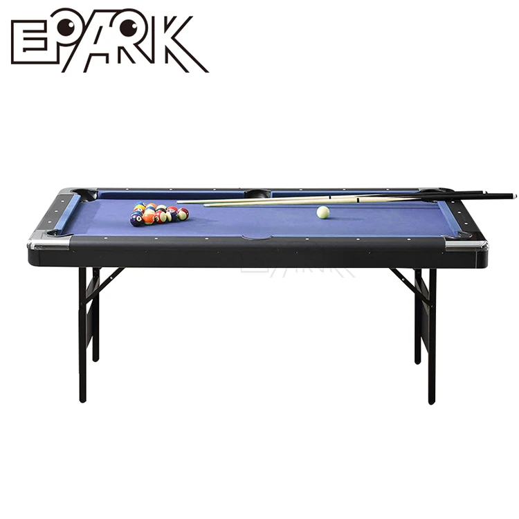 Indoor New Adult 1.9m Foldable Billiards Table Snooker Metal Leg  mesa de billar Folding Pool Table 7ft