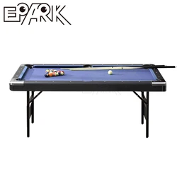 Indoor New Adult 1.9m Foldable Billiards Table Snooker Metal Leg  mesa de billar Folding Pool Table 7ft