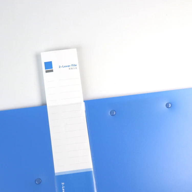 Office Filling Plastics Products Manufacturing PP A4 Size Swing Clip File Folder