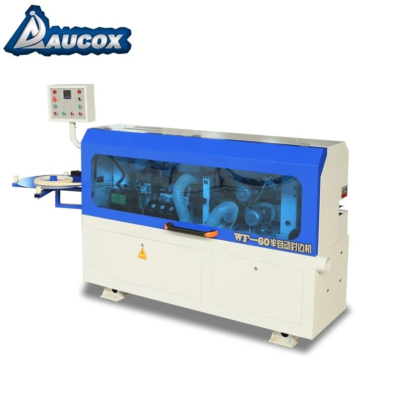 WF60E with gluing/trimming/scrapping/buffing Semi Automatic Edge Banding Machine