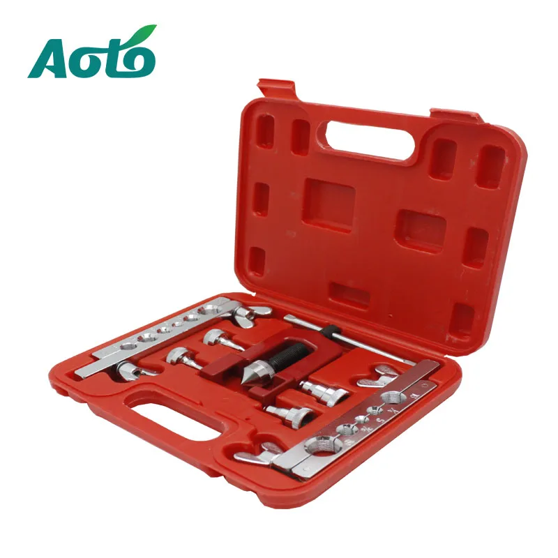 AT-99 Refrigeration Flaring Tool Kit Set Hand Tools Copper Pipe Portable Plastic case Flaring Tool Kit