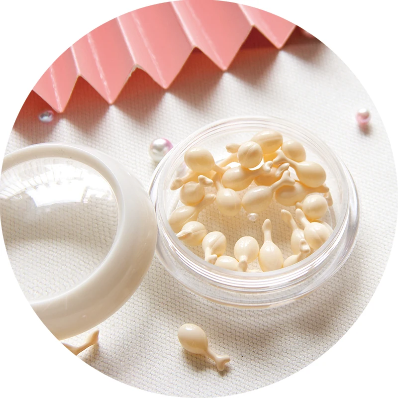 
Manufacturer wholesale round shape gelatine face softgel capsule 