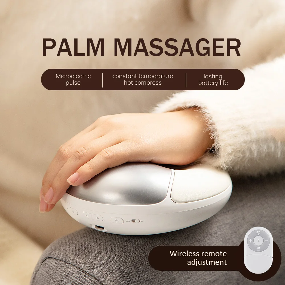 Hot Sell Cordless Electric Hand Massage Heating Infrared Therapy Hand Palm Massager Finger Massager Machine
