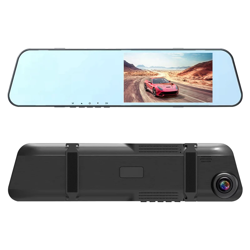 5.5 inch 2k car dvr mirror rearview dash cam rove r2-4k dash cam integrada wifi gps chrome mirror cover front and rear dash cams