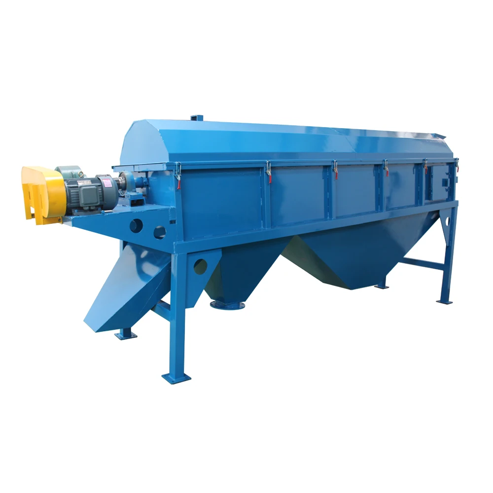 Grain drum separator rotary trommel screen