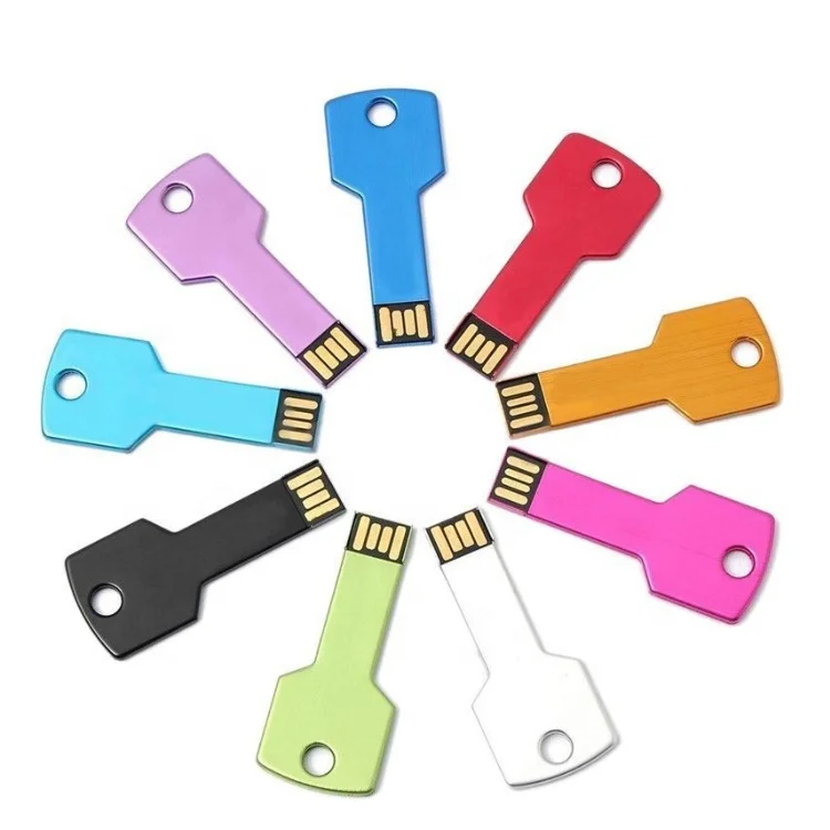 Metal USB Key Flash Drive Real Capacity usb Pendrive 32GB U Disk 2.0 cle usb memory flash drive