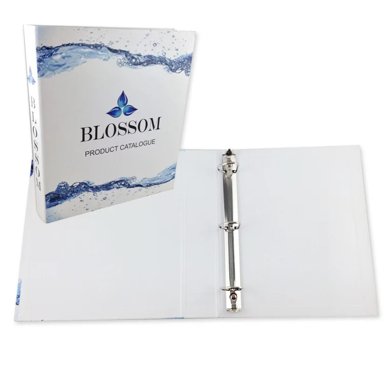 Файловая папка из картона с ПВХ 4 кольца d-формы связующего изготовленный на заказ Высокое качество и низкая цена A4 подвеска файлы по индивидуальному заказу JS-C-FF002 500 шт