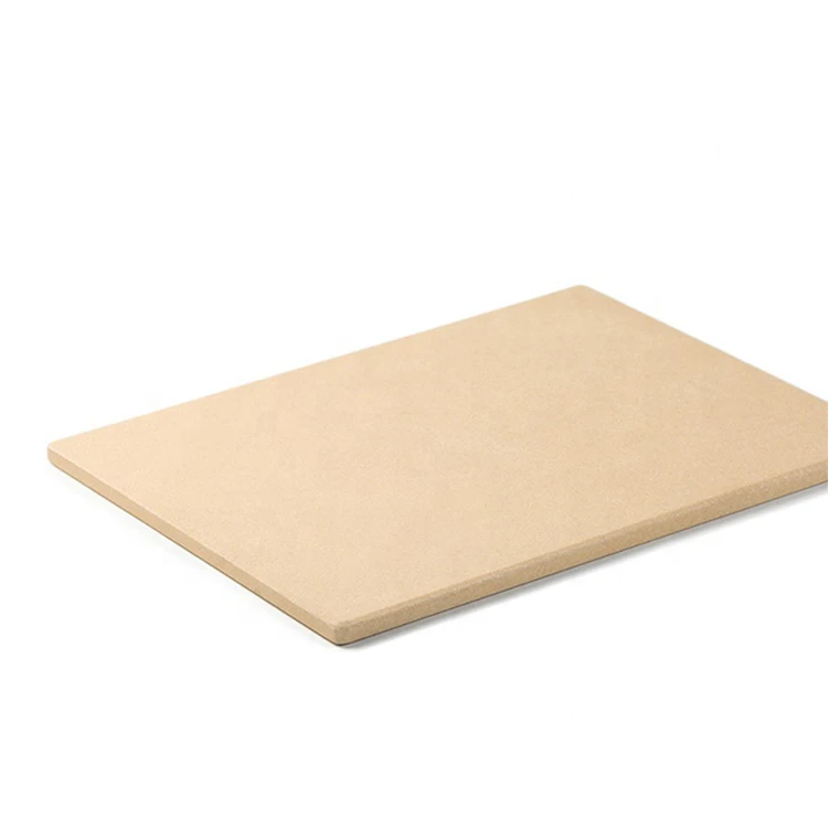 Durable & Safe Thickness Baking Oven Grilling Square Pizza Stone for Personal Pizza, Ideal for Baking Crisp Crust Pizza, Bread