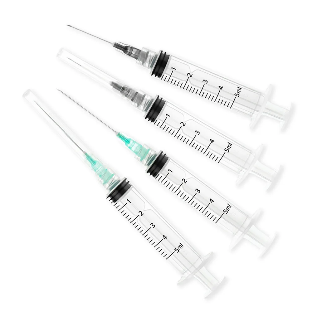 Syringe 1ml 2ml 3ml 5ml 10ml 20ml 50ml 60ml luer lock slip plastic medical disposable syringe with needle