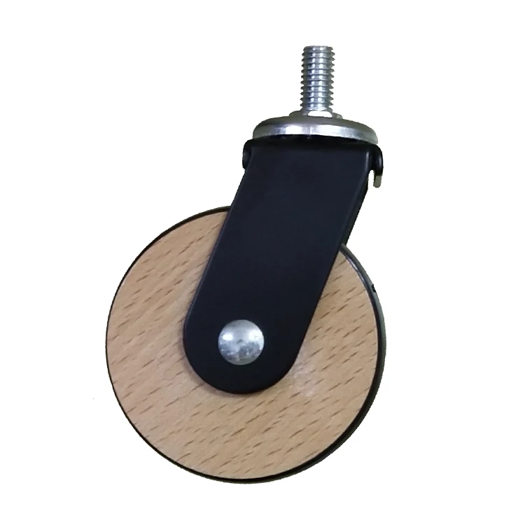 63 мм раздвижной вал M8 Резьбовой Винт натурального дерева колесо для дивана