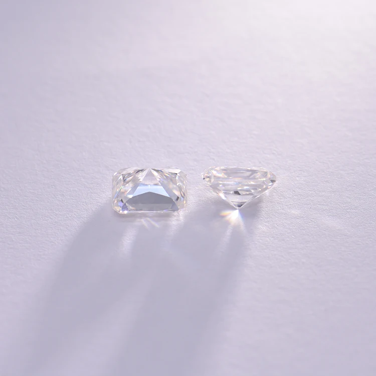 R.GEM. Factory Waist Size Black Card D Color 54 Facets Rectangular Radiant Gemstone Stone Lab Grow Diamond with GRA certificate