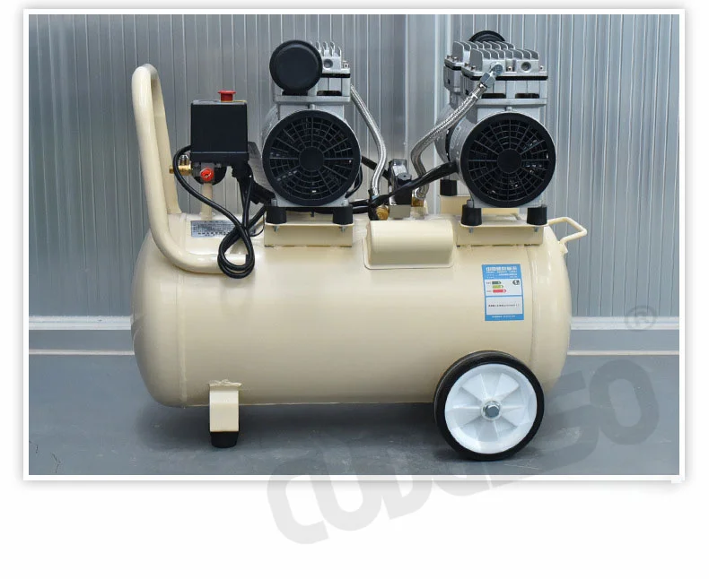 Factory custom industrial professional silent portable oil free air compressor