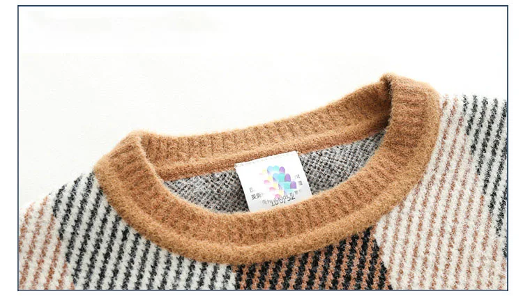 
Baby pullover 2019 autumn and winter wear new boys striped sweater 