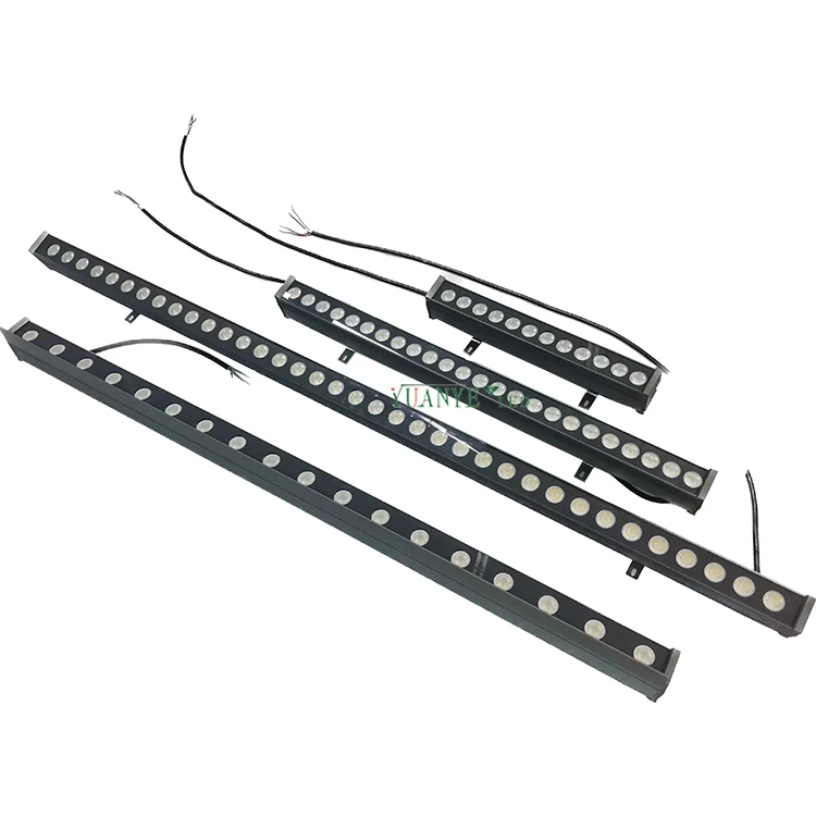 YUANYELED оптовая продажа IP65 наружный DMX512 строительный линейный проектор освещение 9 Вт 18 36 прожектор светодиодный настенный светильник