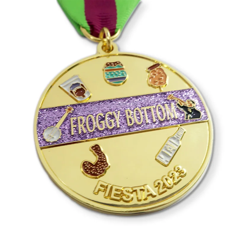 High quality Custom Commemorative round No Minimum Order medals and badges