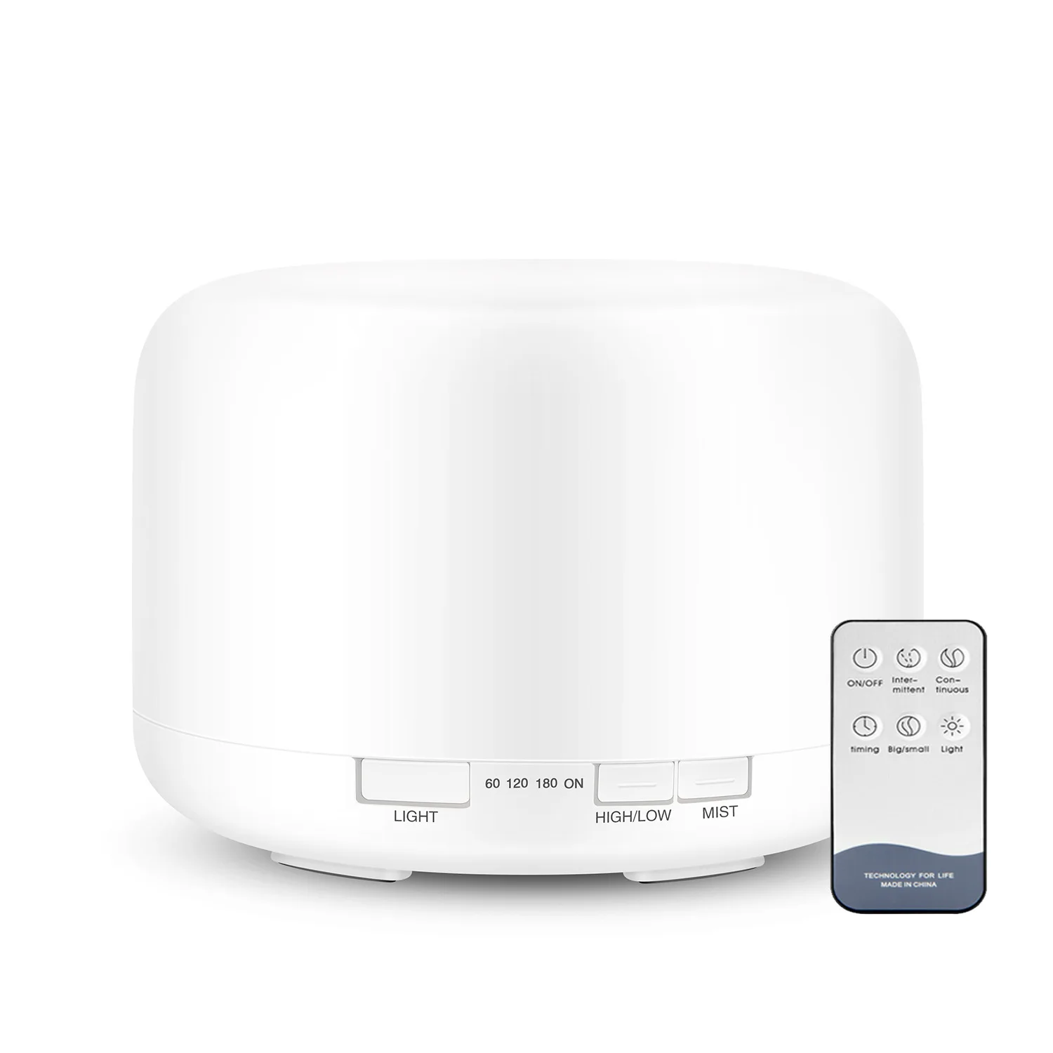 500ml ultrasonic aroma diffucer humidifier colorful spray light quiet aroma diffucer