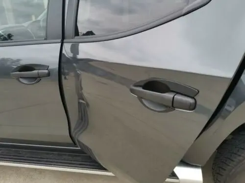 Подходит для 2019-2023 Mitsubishi Triton пикап аксессуары матовые черные чехлы на дверные ручки автомобиля