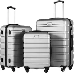 Комплект из 3 предметов легкий TSA замок красный цвет чемодан для переноски на колесах дорожные сумки