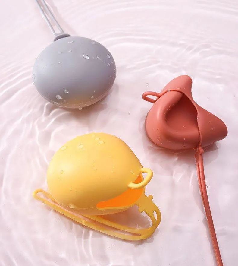 New Design Silicone Pacifier Case Storage Bag Cover Food Grade Silicone Nipple Cover Box Baby pacifier pouch