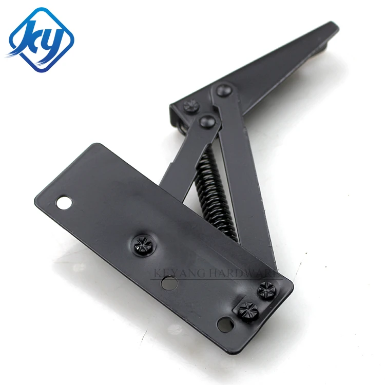 Iron Furniture Hinges Part Sofa Bed Storage Ottoman Hinge With Spring