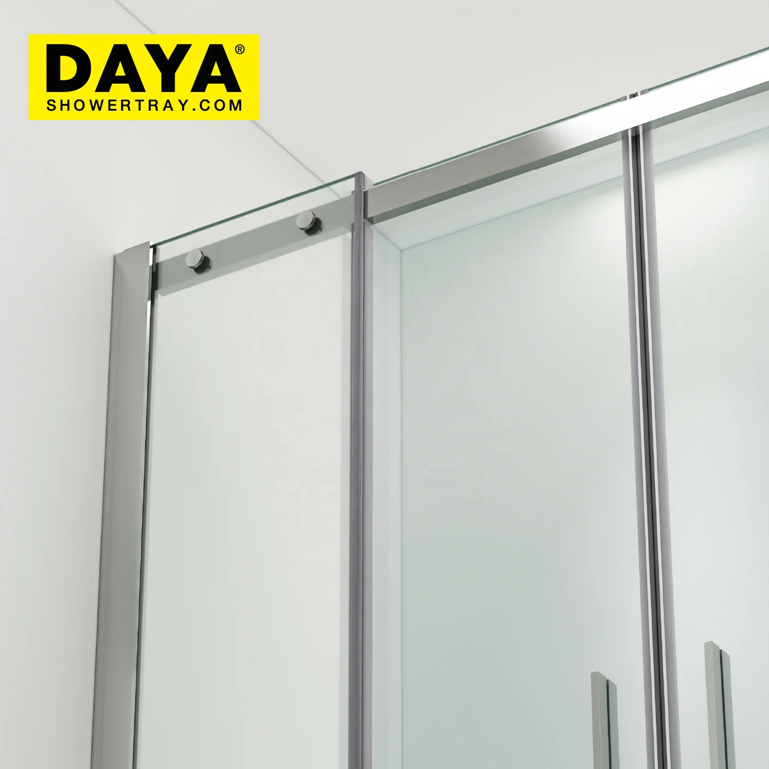 90x90cm Modern glass shower enclosure electroplate corner bathroom shower box circular shower enclosure