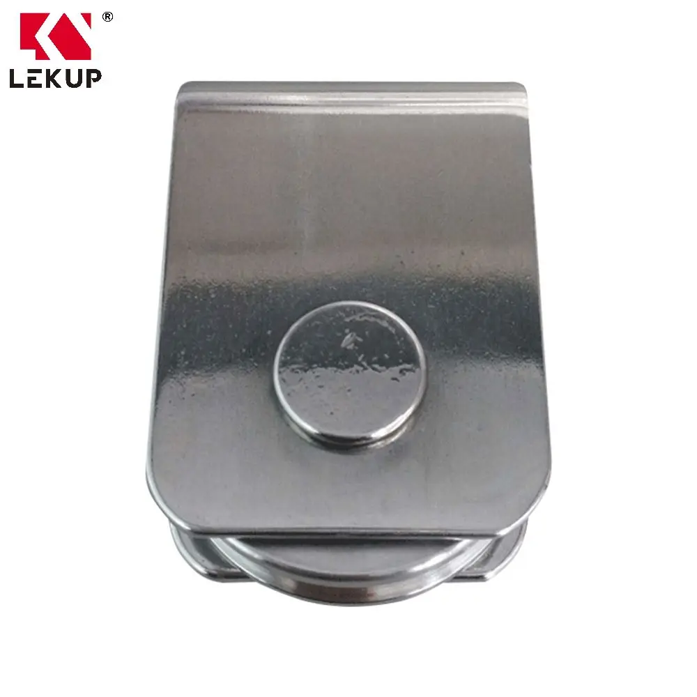 U Type Rail Track Roller CNC Snatch Pulley Stainless Steel Lifting Pulley Block Rigging Crane Block Rail Fixed Pulley