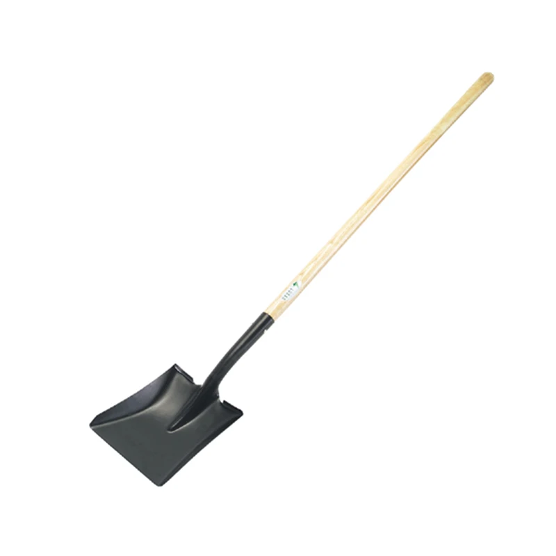 S519L palas cuadradas New Product Hardwood Handle Pala Wooden Rake Spade Hand Wood Shovels