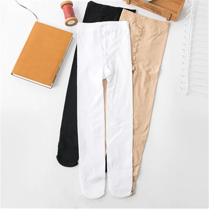 Детская мягкая одежда, весенне-летние колготки, хлопковые колготки для маленьких девочек, детские вязаные колготки