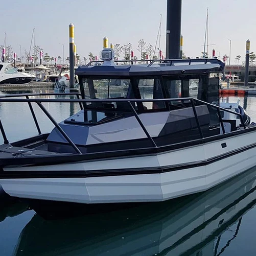 CE certified Easycraft 7.5m/750 Center cabin Aluminum Fishing Boat