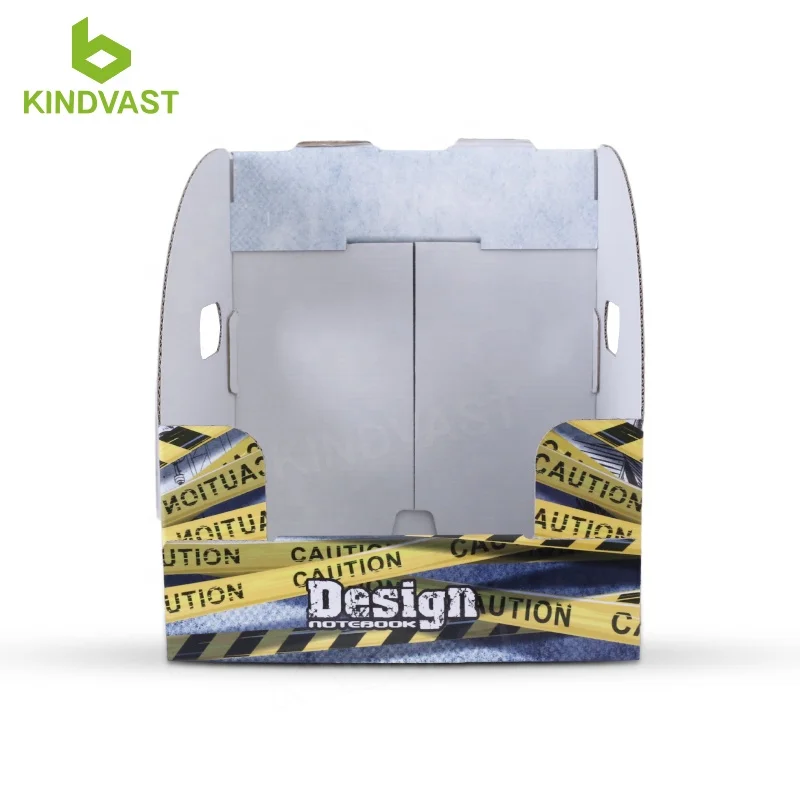 Custom retail cardboard counter display stand shop racking display racks stand for stationery