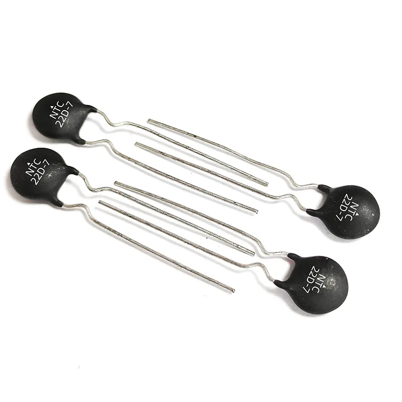 Power Capacitors Thermistor Thermal Resistor NTC 22D-7 Variable Resistor For Sale