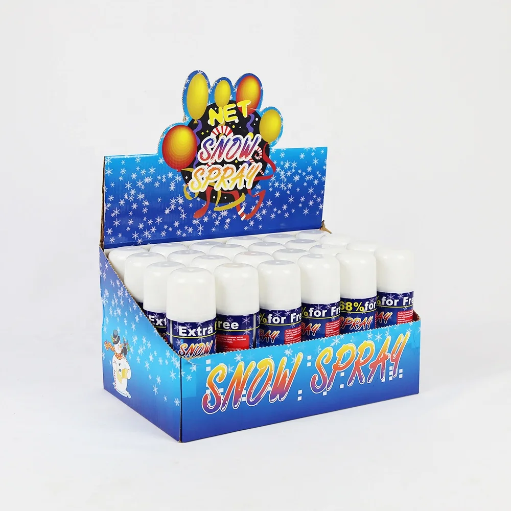 OEM Snow Spray Foam Flammable Environment Protection Gas Ce Melt Snow Spray Flake With ISO9001 Approved