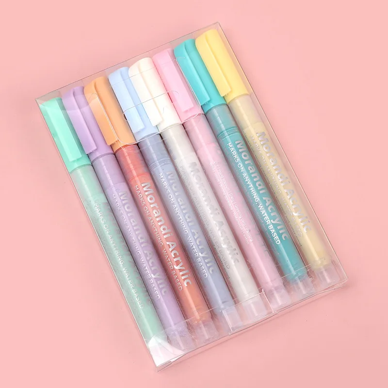 Promotional Kits Waterbased Ink Paint Marker 24colors School Art Supplier Permanent Acrylic Marker Sets