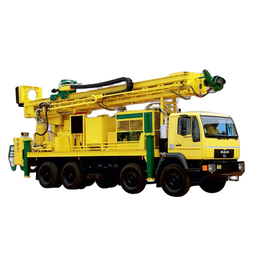 Deep Well Drilling Rotary Drilling Machine Truck Mounted Water Well Drilling Rig 300m-500m-800m-1000m-1200m Diesel Engine