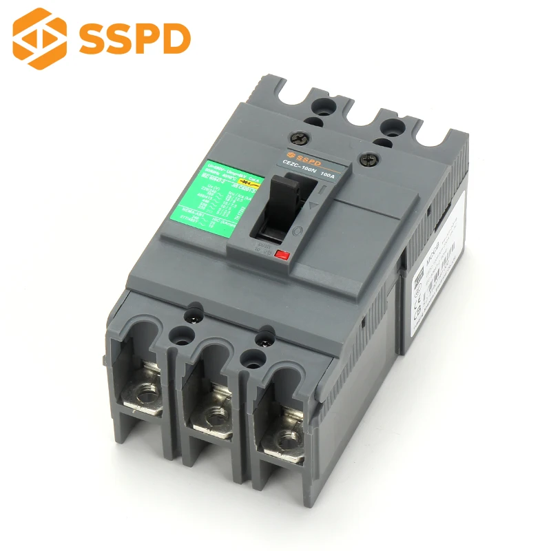  Домашняя солнечная система 3 полюса 100Amp Easypact Schnedier Merlin Gerin низкий диапазон разрыва MCCB автоматический выключатель в литом
