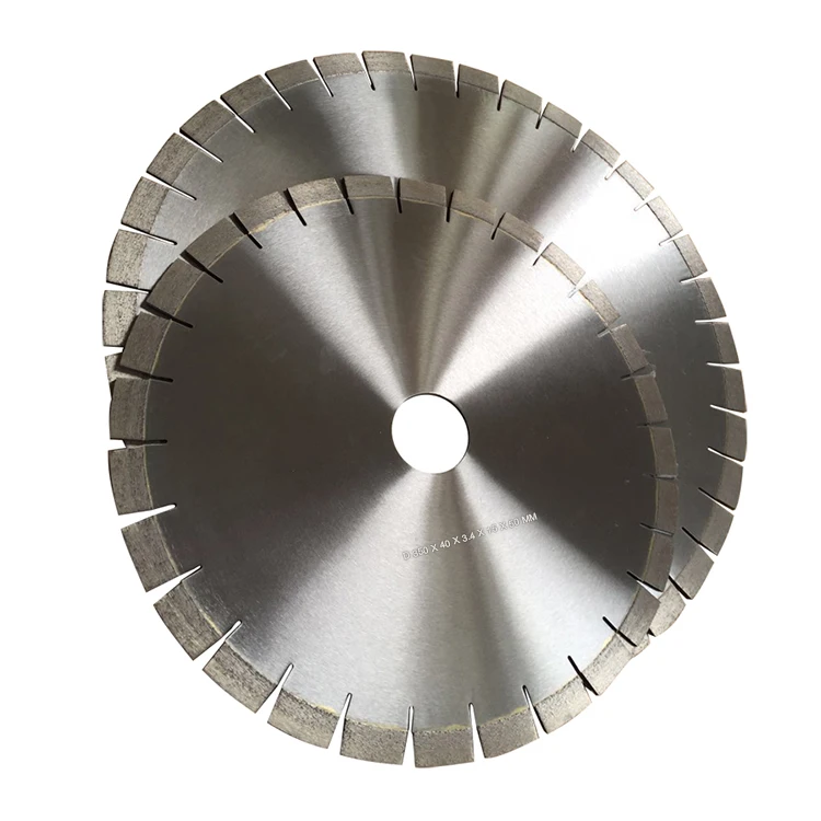 Segment not continuous rim diameter 350mm14' diamond silent saw blade for granite stone brick limestone