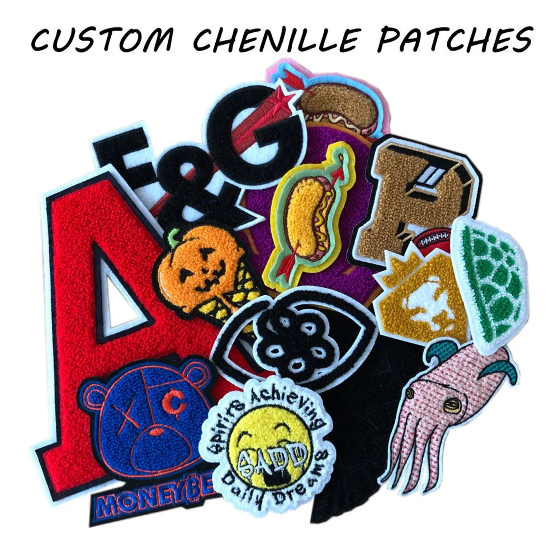 Chenille patches22