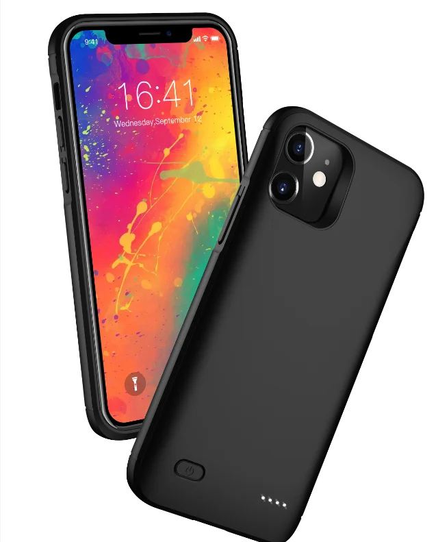 Wholesale high quality Battery Charger Power Bank Case 5000mAh Charging phone Case For Phone 12 mini 5.4inch