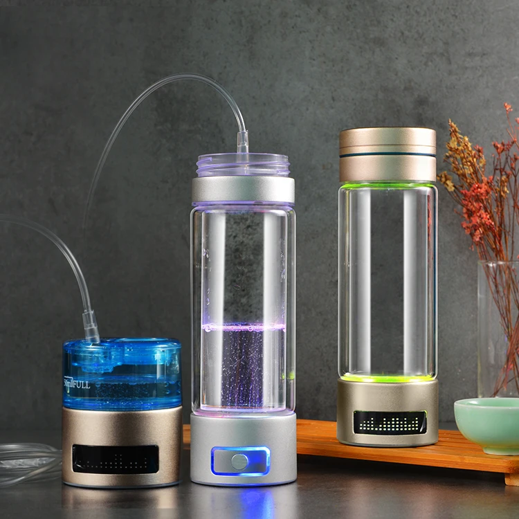 2023 ionizer cup generator bottle rechargeable quantum hydrogen rich water cup hydrogen rich cup