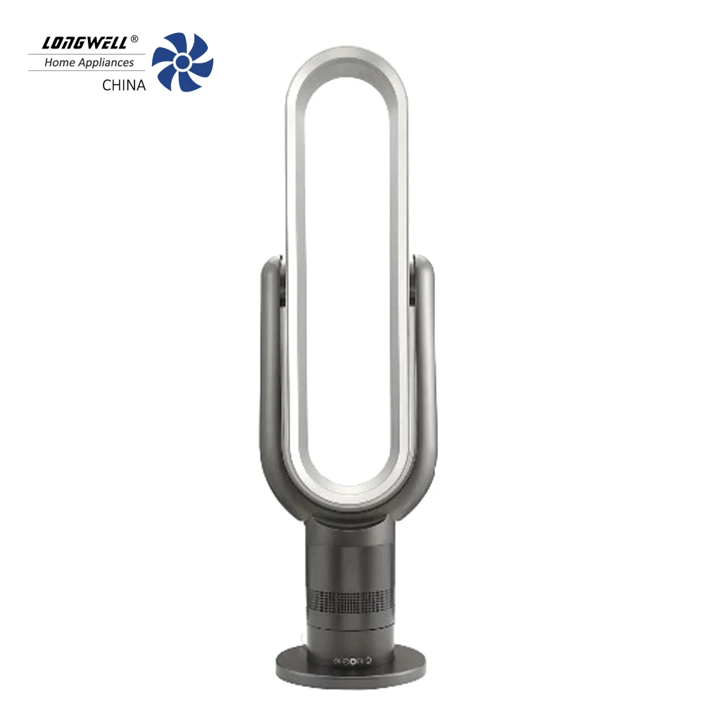 Bladeless Fan Portable Mini Personal Air Cooler Table Noiseless Desktop Misting Fan for Home Bedroom Baby-Room Office Outdoor