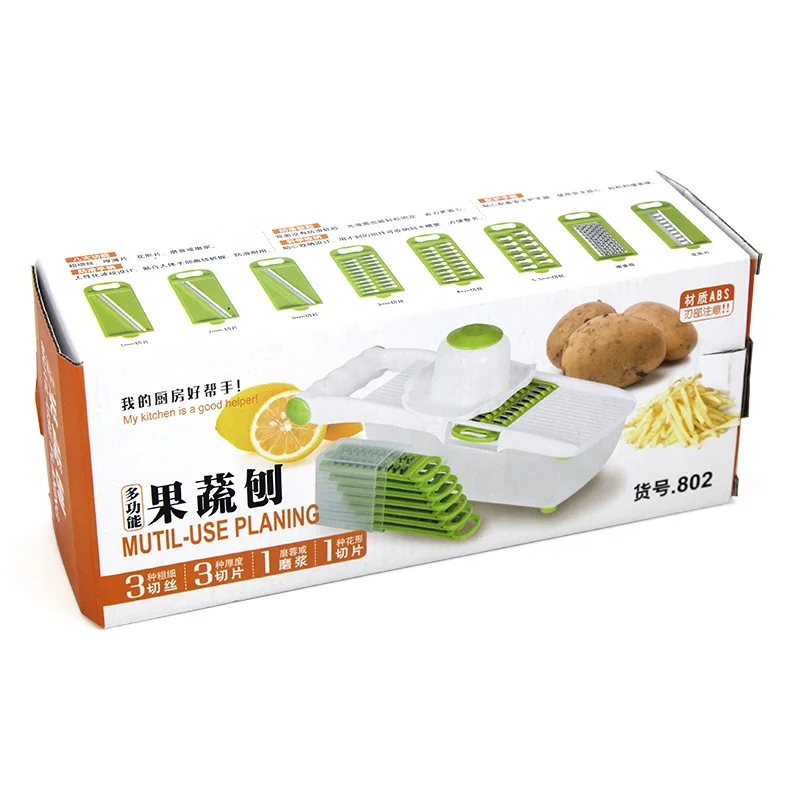 Multi Kitchen Accessories Mandoline Slicer Manual Zester Stainless Steel Vegetable Cutter Julienne Vegetables Cheese Box Grater