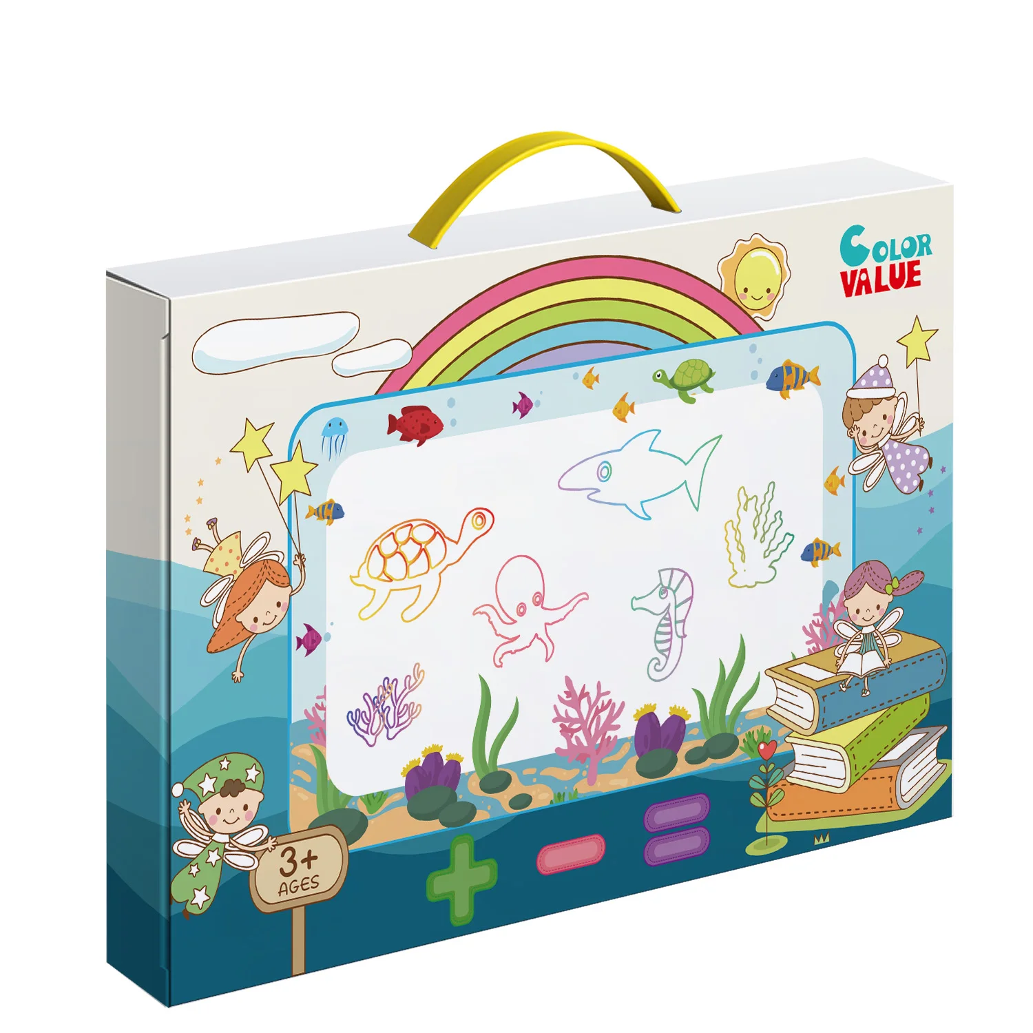 Popular reusable Kids Children Drawing Painting magical water coloring bath toys magic color mat