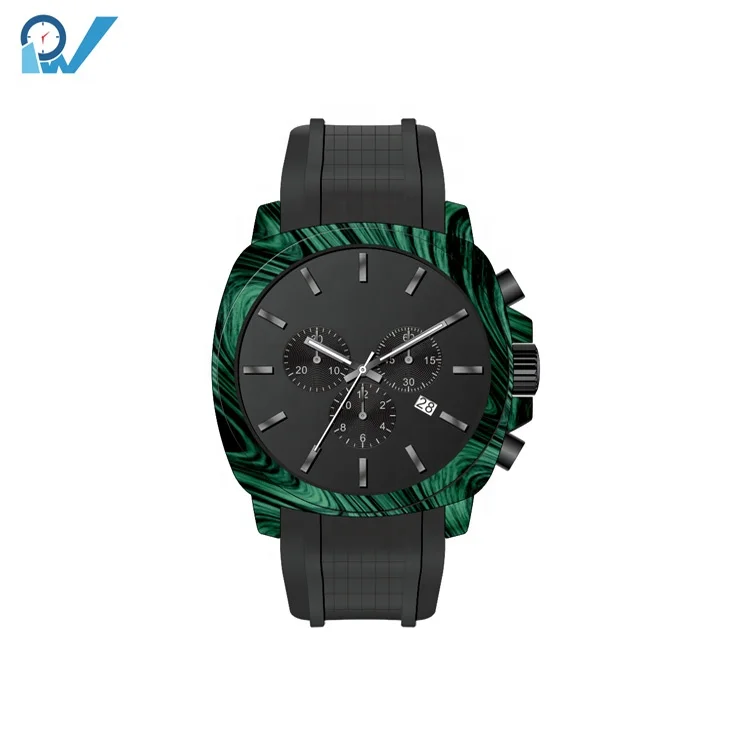 Watch men  Super-Luminova dial carbon fiber custom watch waterproof high quality watch reloj de hombre