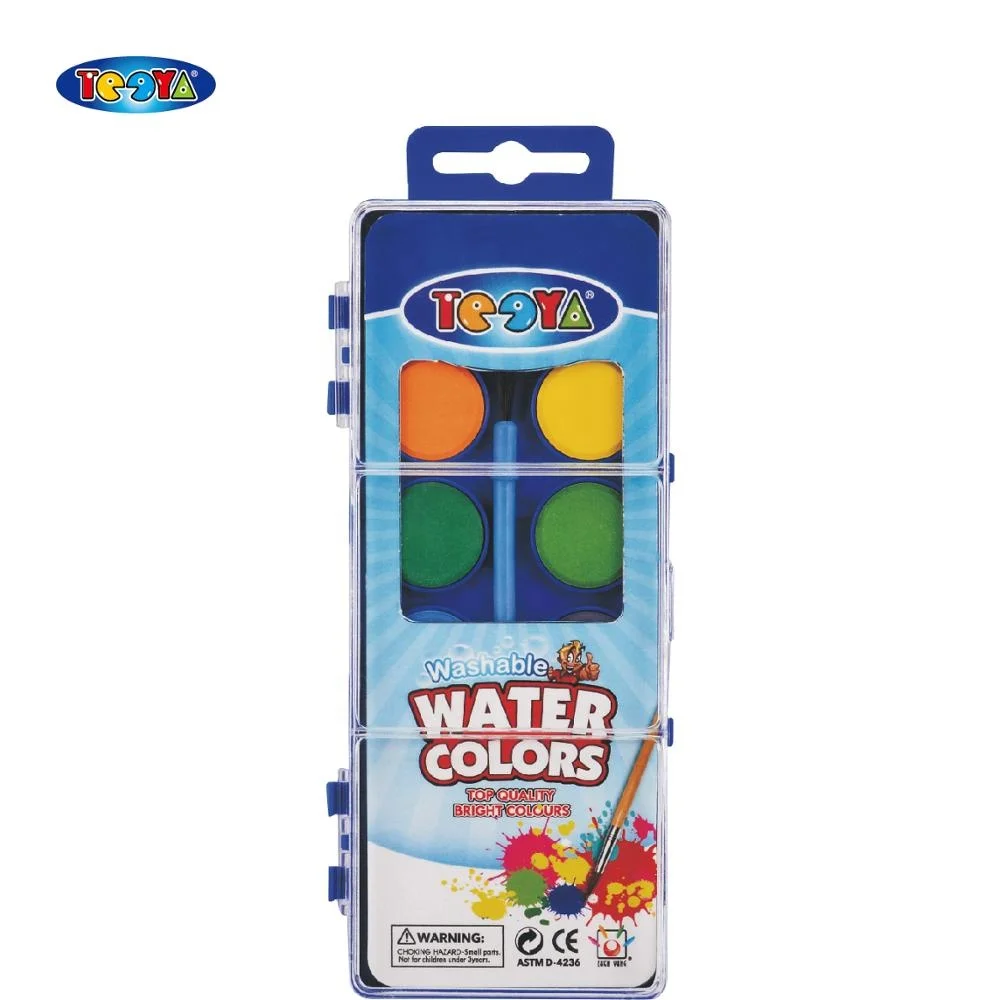 12 COLOR 21MM WATERCOLOR SET IN BLISTER PACKAGE