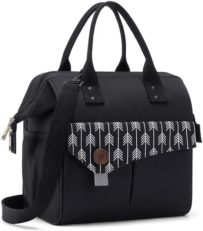 Custom cooler bag Durable Insulated Lunch Bag with adjustable Shoulder Strap for women Work Picnic Hiking