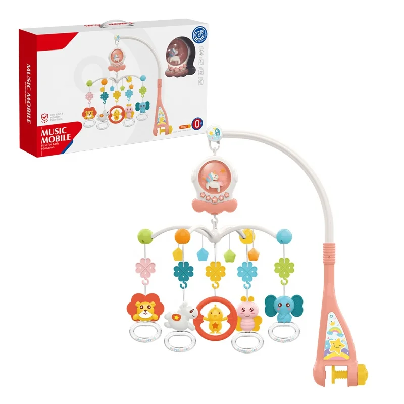 Hot Sale Gift electric bed bell musical mobile hanging sleep toys crib bell for baby