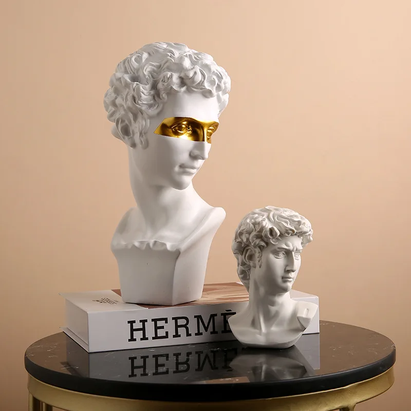 Nordic Greek figurine resin decoration David Jean female art studio sketch art still life decoration