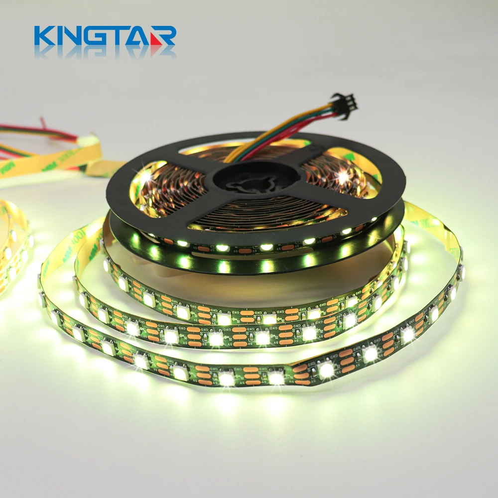 Адресная Светодиодная лента SK6812 60 светодиодов/м RGB Пиксельная гибкая для украшения/Hotle