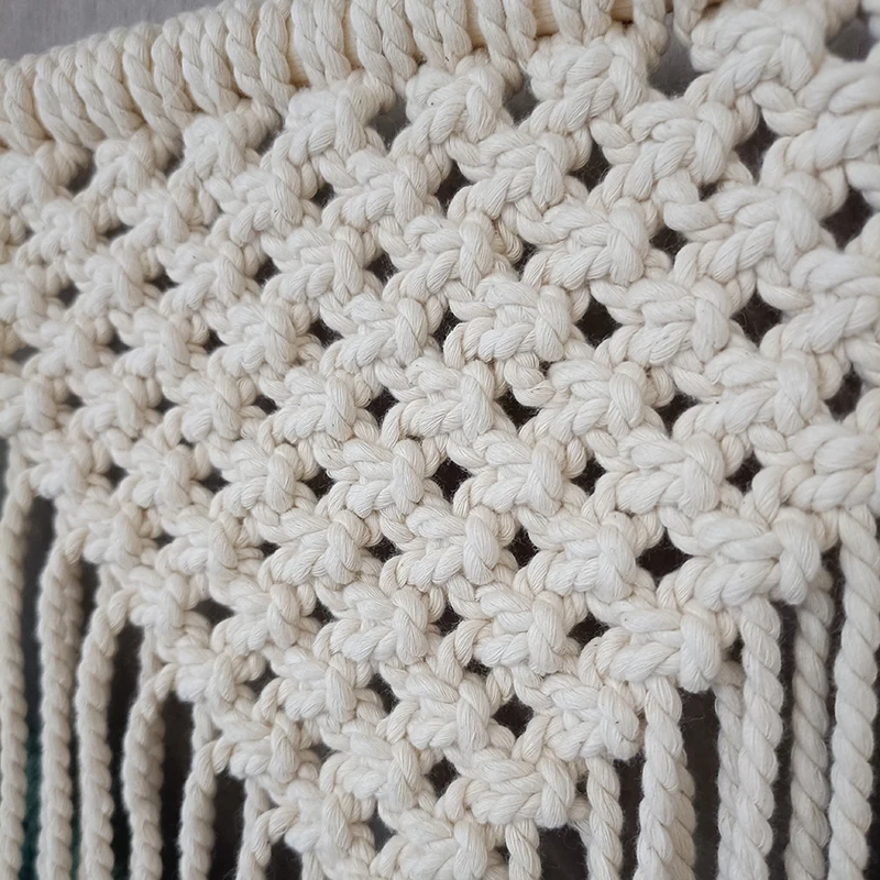 Cotton Home Decoration Items Woven Wall Hanging Art Modern Wool Yarn Decoration